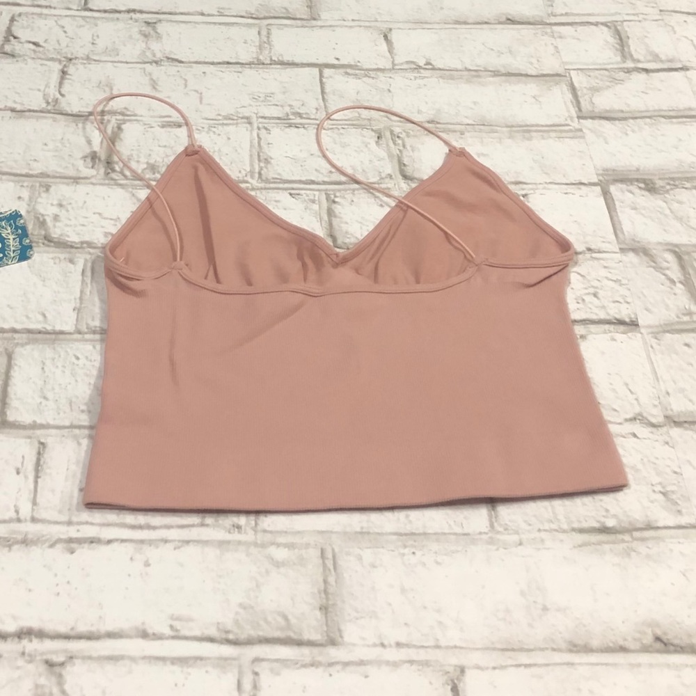 1 LEFT! Free People Intimately Ribbed V-Neck Brami - Picture 8 of 11